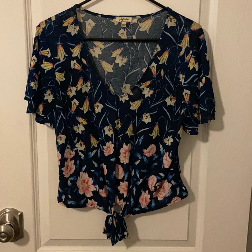 Lily white sheer blouse